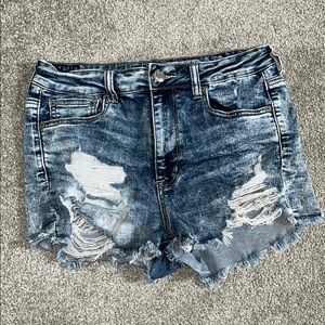 Distressed Denim Women's Shorts